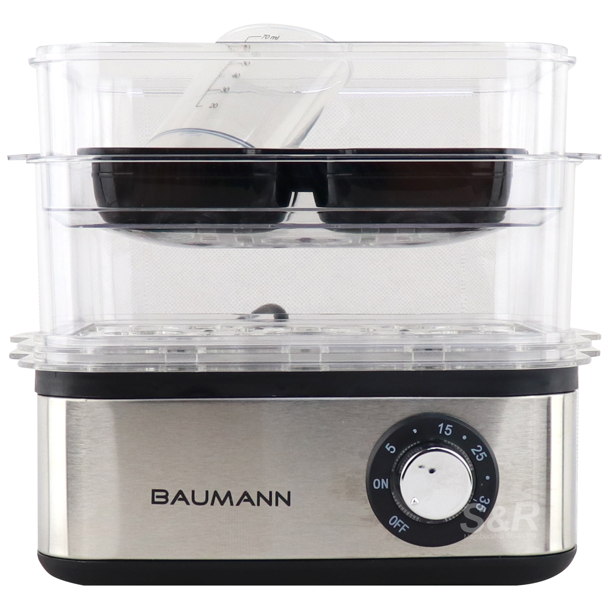 Baumann 2L Egg Cooker Boiler and Steamer BM-ZDQ806A